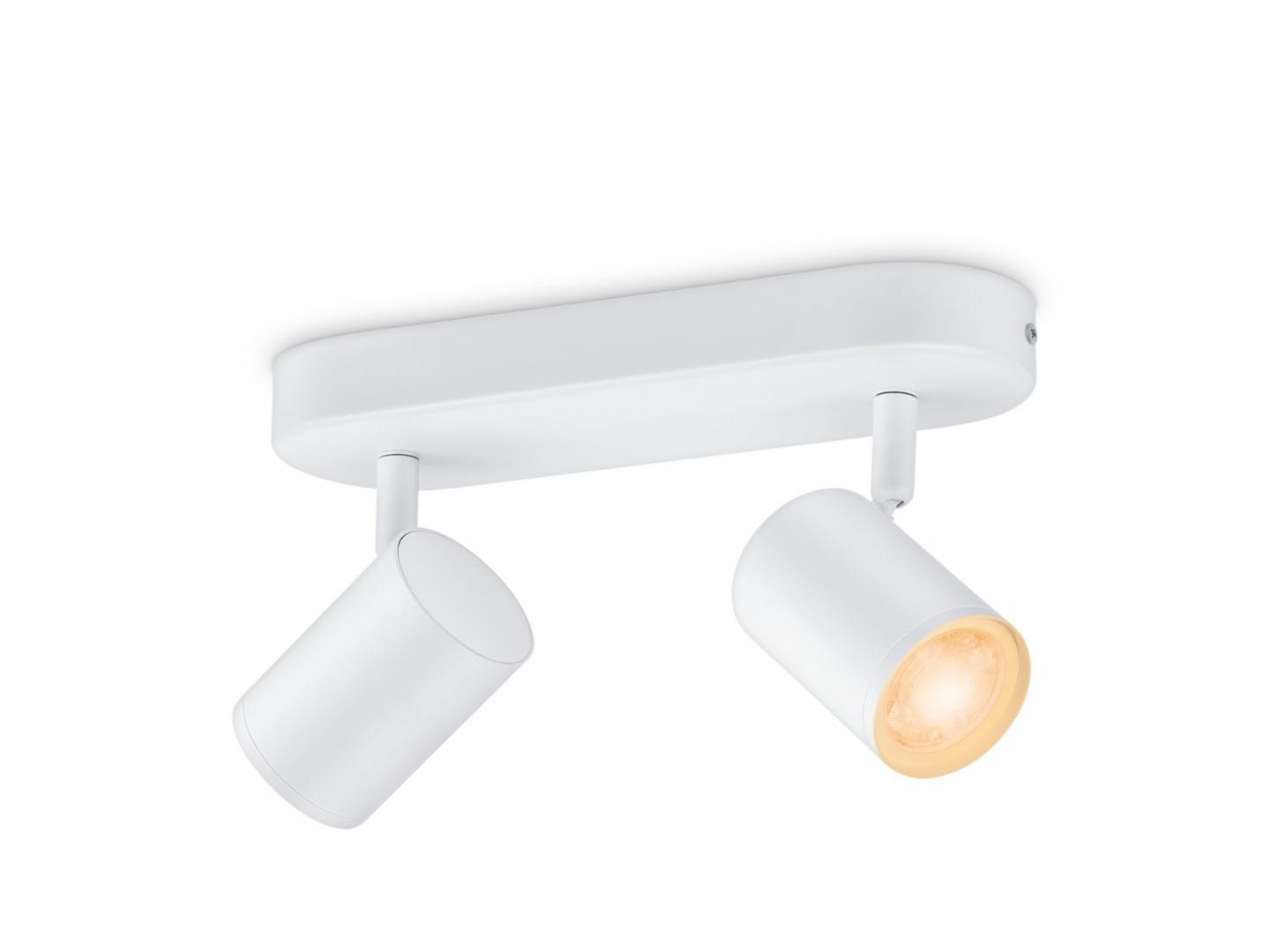 Spot LED RGB WiZ Imageo, Wi-Fi, Bluetooth, 2x4.9W, 690 lm,