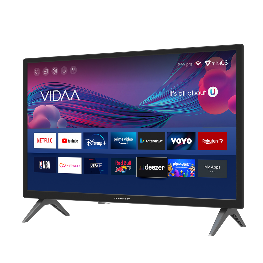LED TV DIAMANT SMART 24HL4330H/C, 60 cm, HD, miraOS - imagine 6