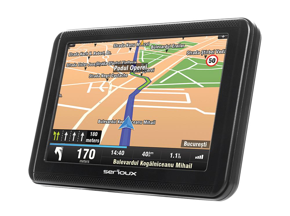 GPS Serioux, Urban Pilot UPQ500, 5.0" TFT, rezolutie: 800*480, Mstar2531