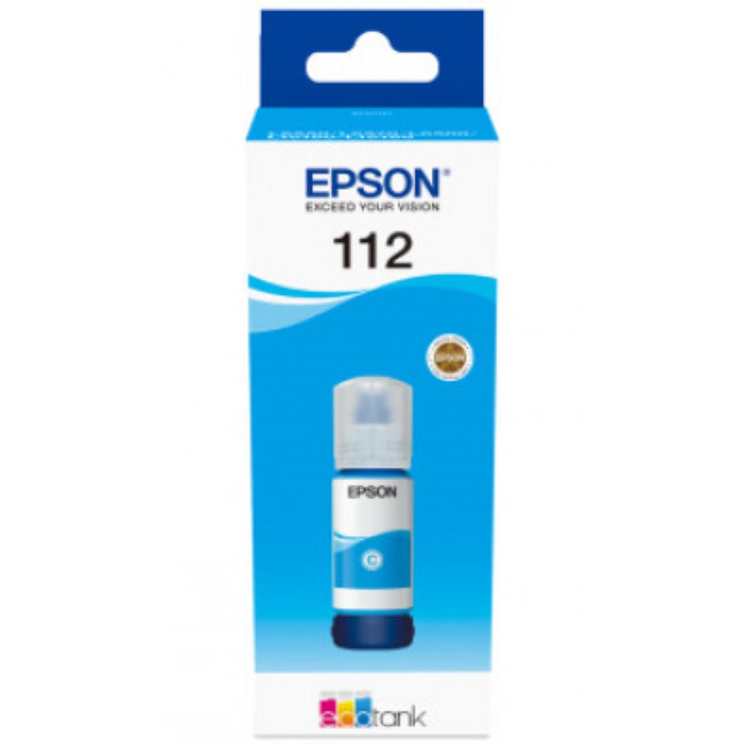 Cartus cerneala Epson 112 ECOTANK , pigment cyan, capacitate 70ml,