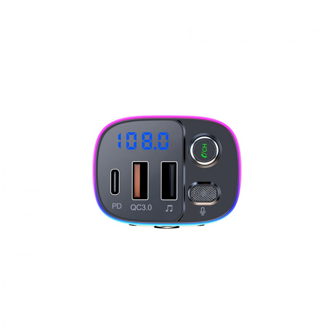 Modulator FM Serioux AMFM65, Bluetooth V5.0, conectare automată, raza de - imagine 6